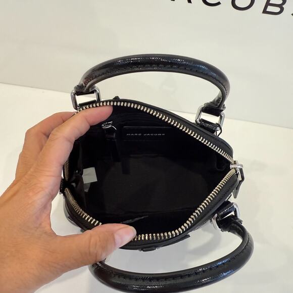 Marc Jacobs Mini Dome Tote Crossbody 4R5SMN005S02 Black - Picture 6 of 16